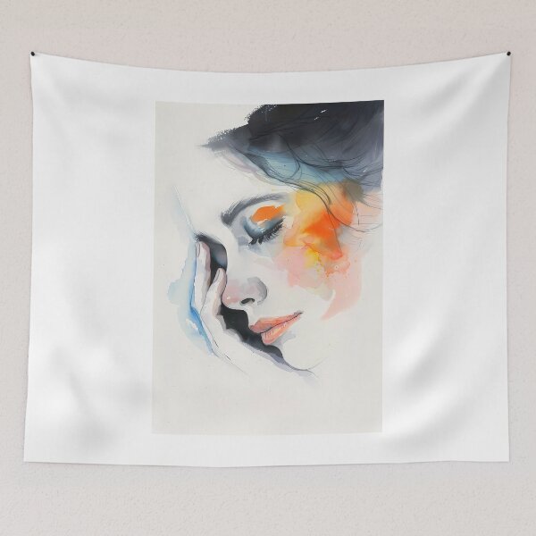 Item preview, Minimalist watercolor designed and sold by MidArtForge.