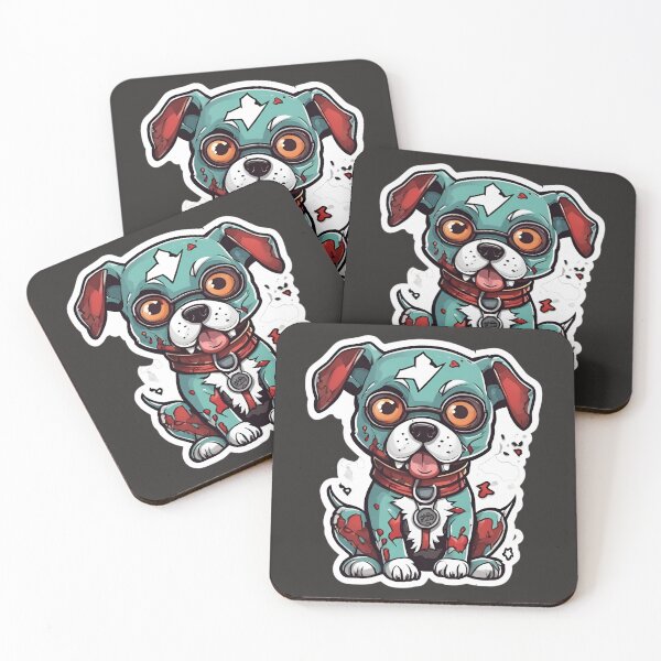 Item preview, “Superhero Dog Sticker”   designed and sold by Thaivi Design.