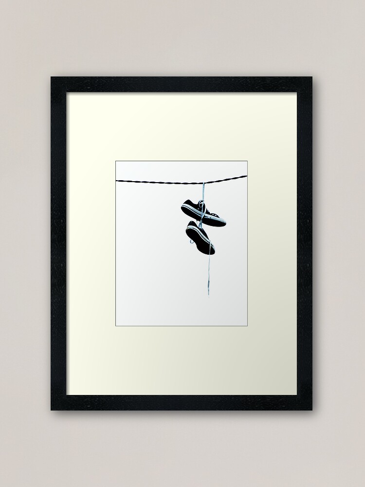 None Chucks Framed Art Print By Philinblank Redbubble