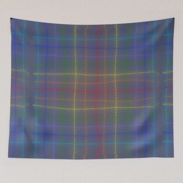 Item preview, Intersecting colorful lines designed and sold by Stefrait-7.