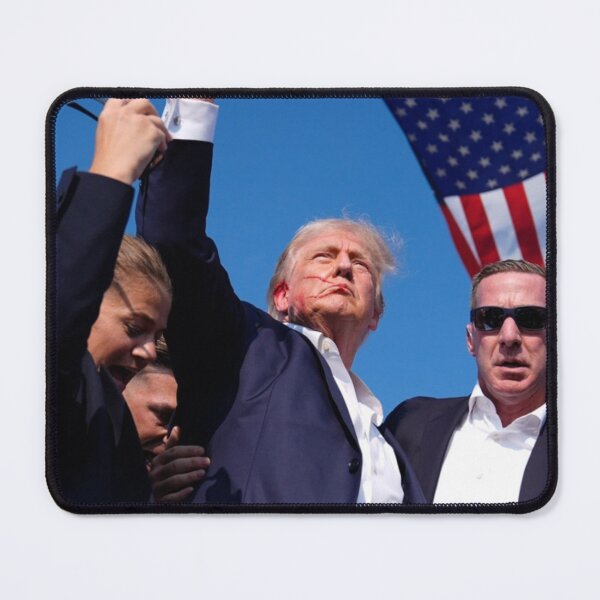 Item preview, Trump With Blood In Face (Shooting In Pennsylvania) designed and sold by Ghostach.