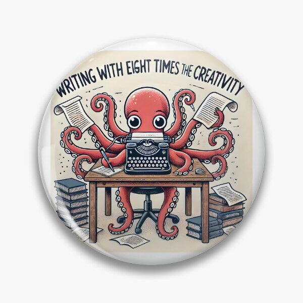 Item preview, Funny dad joke Squid design for Writers Copywriters designed and sold by NoCompetition.