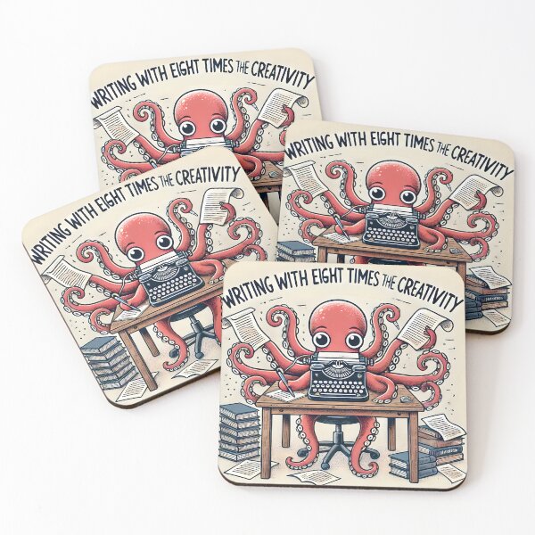 Item preview, Funny dad joke Squid design for Writers Copywriters designed and sold by NoCompetition.