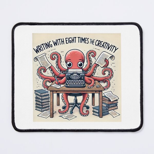 Item preview, Funny dad joke Squid design for Writers Copywriters designed and sold by NoCompetition.