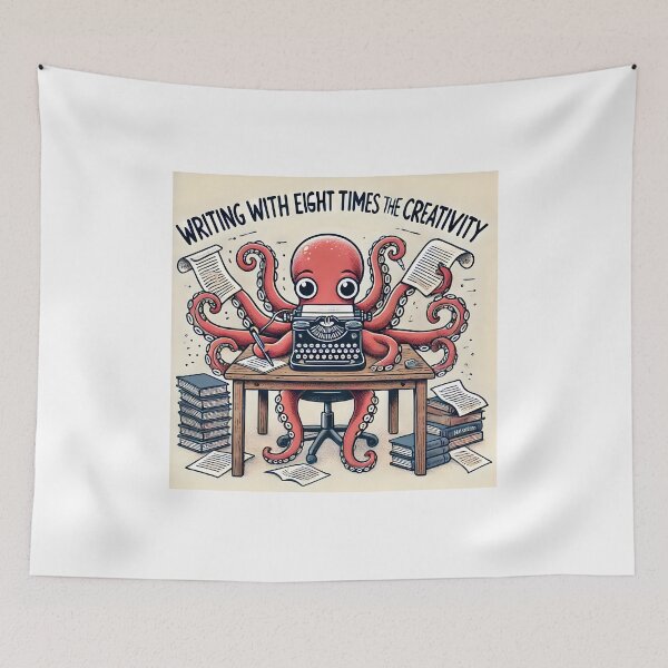 Item preview, Funny dad joke Squid design for Writers Copywriters designed and sold by NoCompetition.