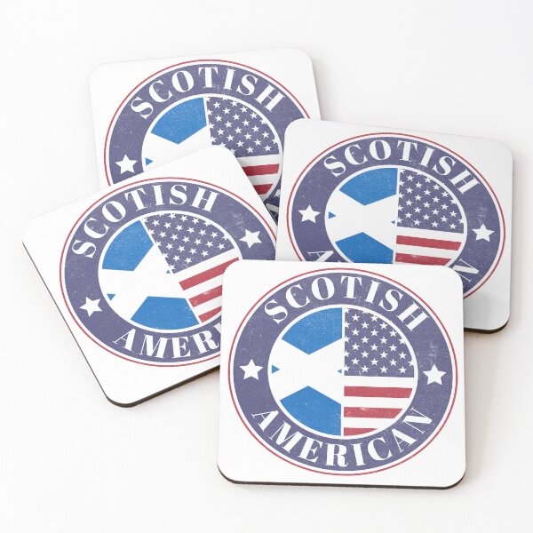 Item preview, Proud Scottish-American Badge - Scotland Flag designed and sold by chrisrivait.