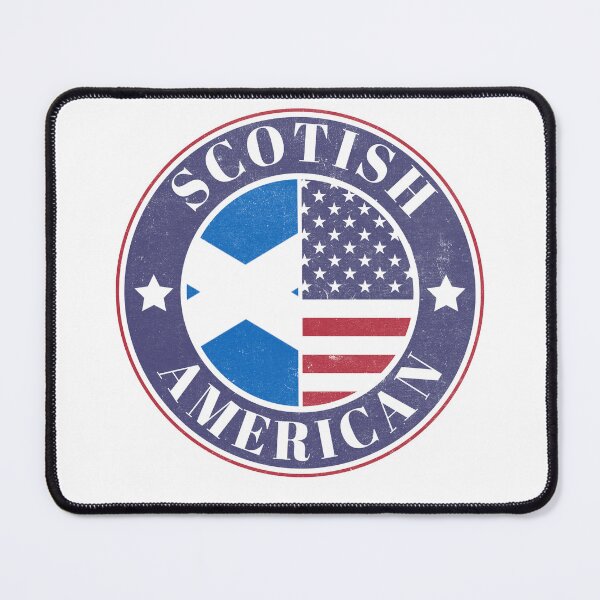 Item preview, Proud Scottish-American Badge - Scotland Flag designed and sold by chrisrivait.