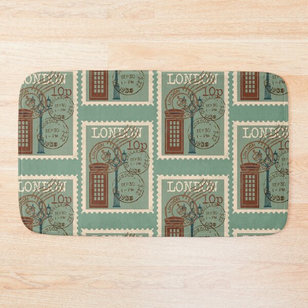 Item preview, London Postage Stamp Distressed designed and sold by Primroaddesigns.