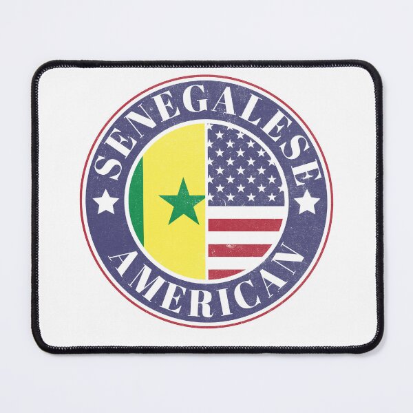 Item preview, Proud Senegalese-American Badge - Senegal Flag designed and sold by chrisrivait.