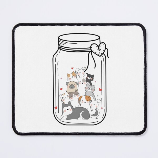Item preview, Jar with pets designed and sold by Alinarosa.