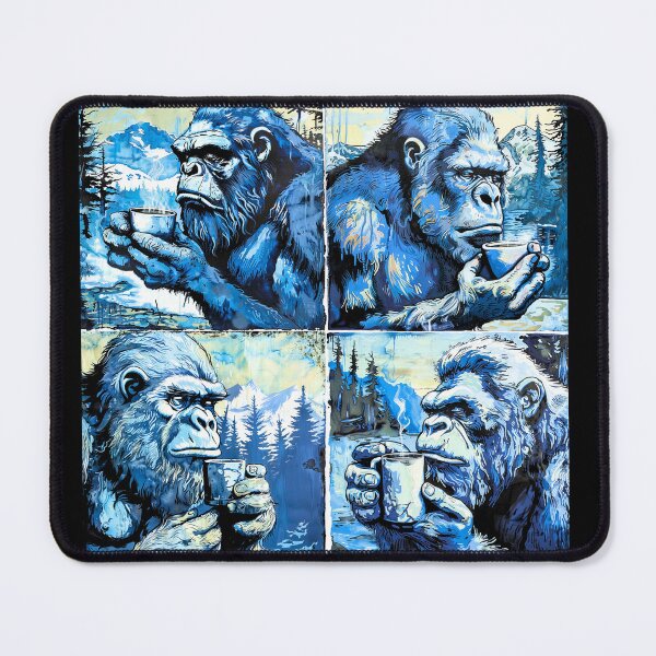 Item preview, ICE COFFEE YETI : BLACK COFFEE Mountain Unlock  designed and sold by Zen Candy 3000 Travis Nicholas Zariwny.