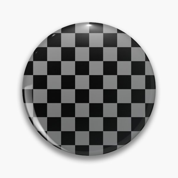 Item preview, Grey Black Checker Pattern  designed and sold by PatternTitan.