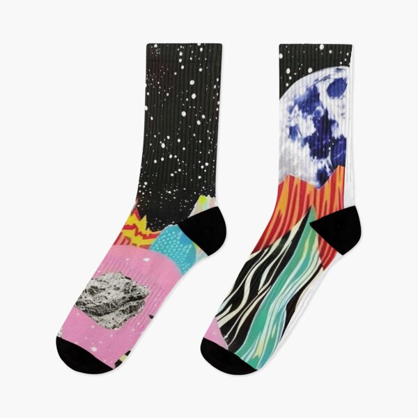 Item preview, Vibrant Kaleidoscopic Pattern with Cosmic elements, Synthwave style designed and sold by visionaryvybes.