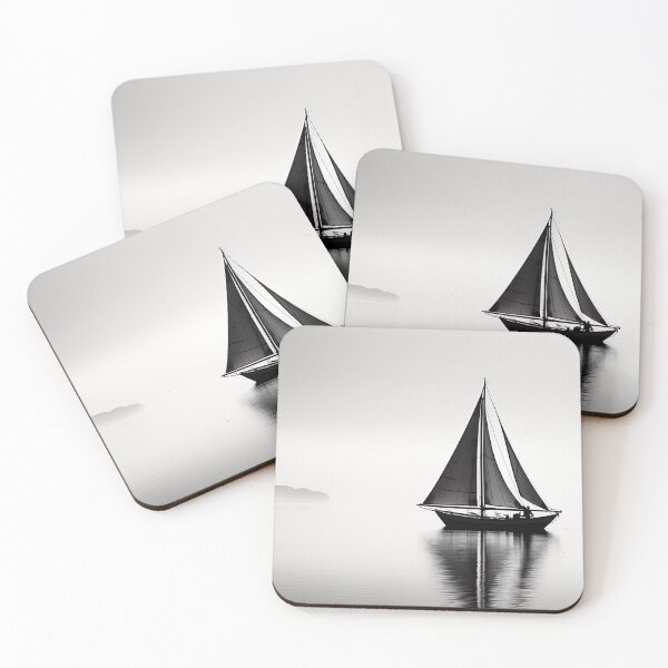Item preview, Sailboat - Black and White designed and sold by KootenayDesigns.
