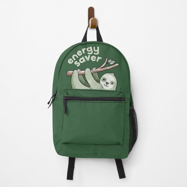 Item preview, Green Three Toed Sloth Energy Saver Conservation designed and sold by opalskystudio.