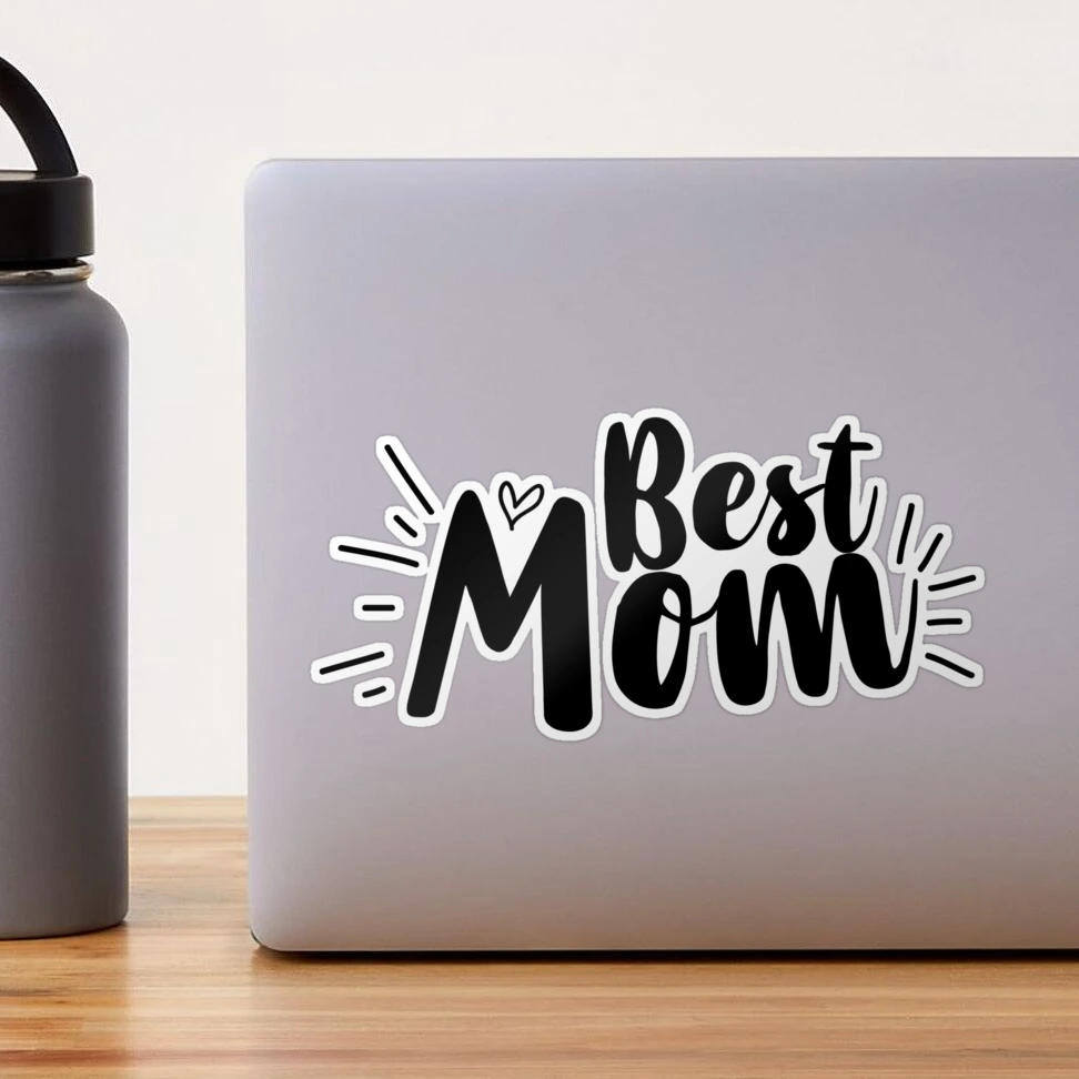 Best Mom Sticker for Sale by Gigglesteps