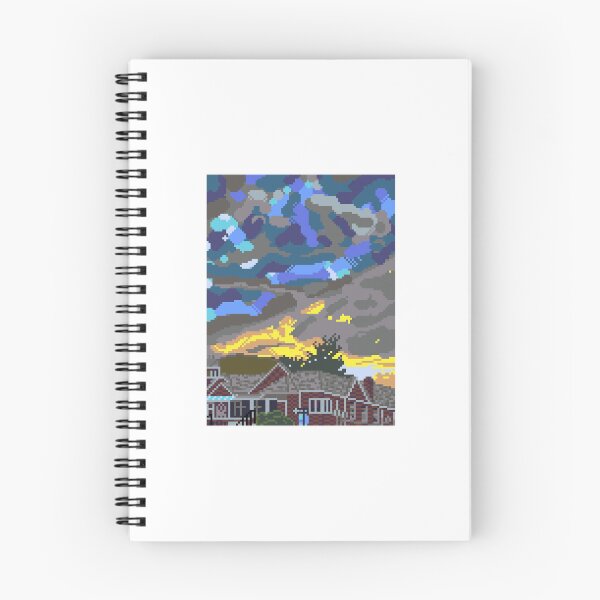 Item preview, Pixel Art Sunset above house designed and sold by Bangeltangle.