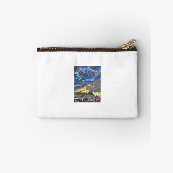 Item preview, Pixel Art Sunset above house designed and sold by Bangeltangle.