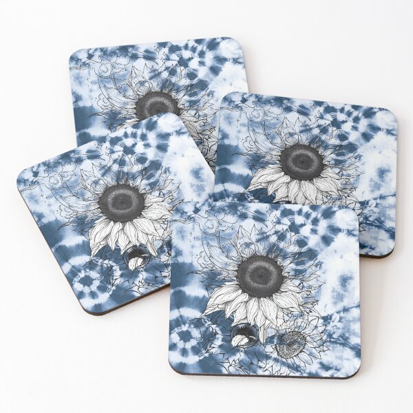 Item preview, Indigo Dreams and Sunflowers: A Fusion of Patterns designed and sold by WITCHAYA$$.