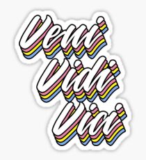 Veni Vidi Vici - Pop Latin Sticker