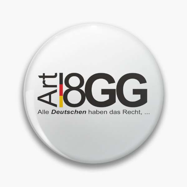 Artikelvorschau, Art. 8 GG Grundgesetz entworfen und verkauft von Free HUMAN Speech is essential..