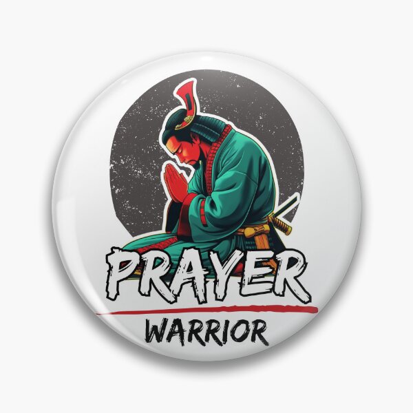 Item preview, Prayer Warrior Cool Christian Samurai designed and sold by Wear-Christ.