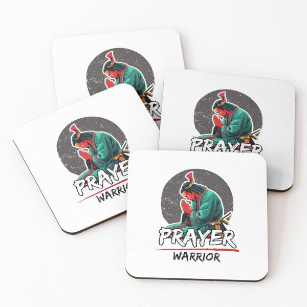 Item preview, Prayer Warrior Cool Christian Samurai designed and sold by Wear-Christ.