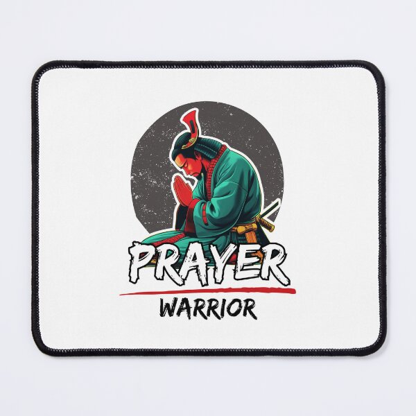 Item preview, Prayer Warrior Cool Christian Samurai designed and sold by Wear-Christ.