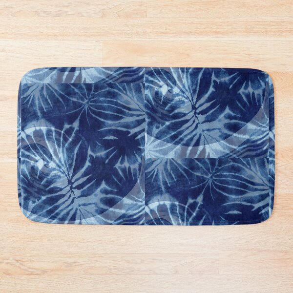 Item preview, Wave Patterns in Indigo: Flowing Textiles designed and sold by WITCHAYA$$.