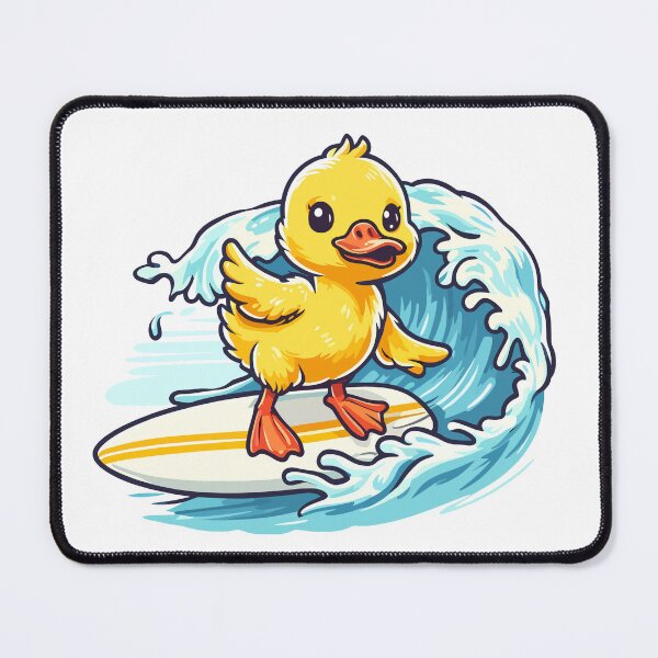 Item preview, Surfing Yellow Duckling designed and sold by Coffee Lifestyle.