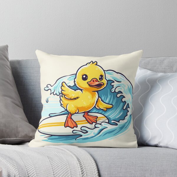 Item preview, Surfing Yellow Duckling designed and sold by Coffee Lifestyle.