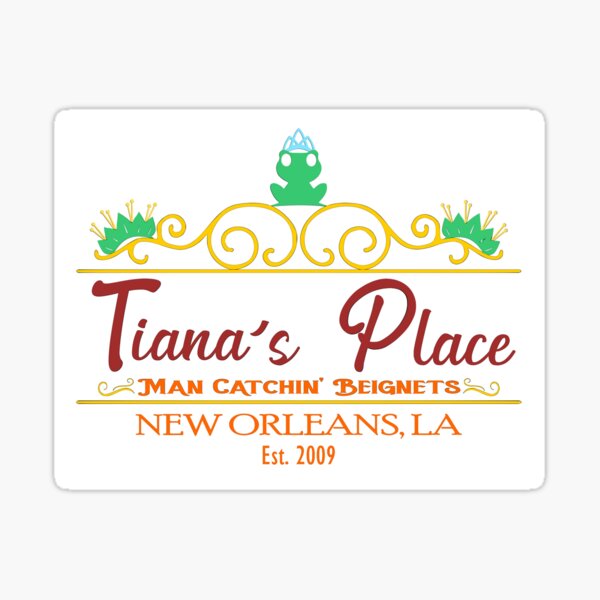 Tiana's Palace New Orleans Sticker