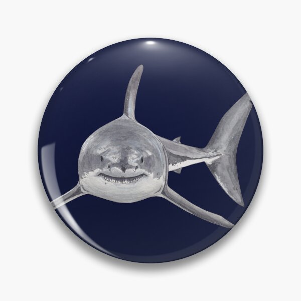 Item preview, WHITE SHARK-Carcharodon carcharias designed and sold by BEATRIZ ABAITUA.