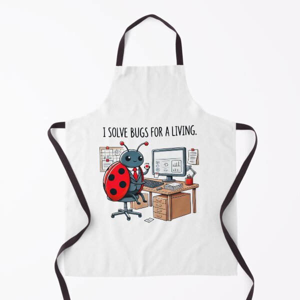 Item preview, I solve bugs for a living Funny Dad Joke Humor for programmers designed and sold by NoCompetition.