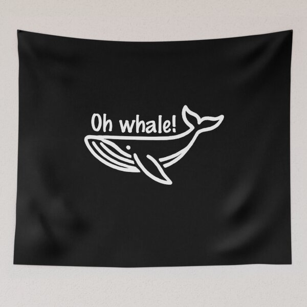 Item preview, Funny Whale Watching Marine Life Ocean Lover Oh Whale  designed and sold by The Junto Shop.