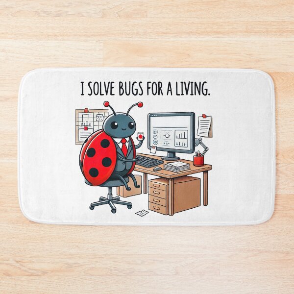 Item preview, I solve bugs for a living Funny Dad Joke Humor for programmers designed and sold by NoCompetition.