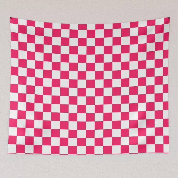 Item preview, Pink White Checker Pattern  designed and sold by PatternTitan.
