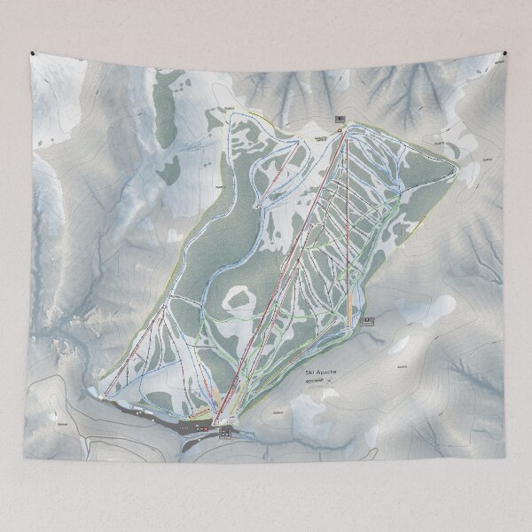 Item preview, Ski Apache Resort Trail Map designed and sold by Mapsynergy.