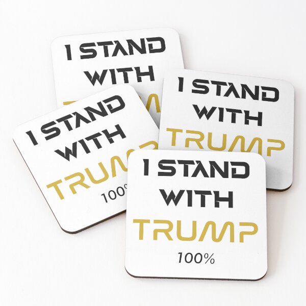 Item preview, I stand with Trump 100% designed and sold by MoroccanCreator.