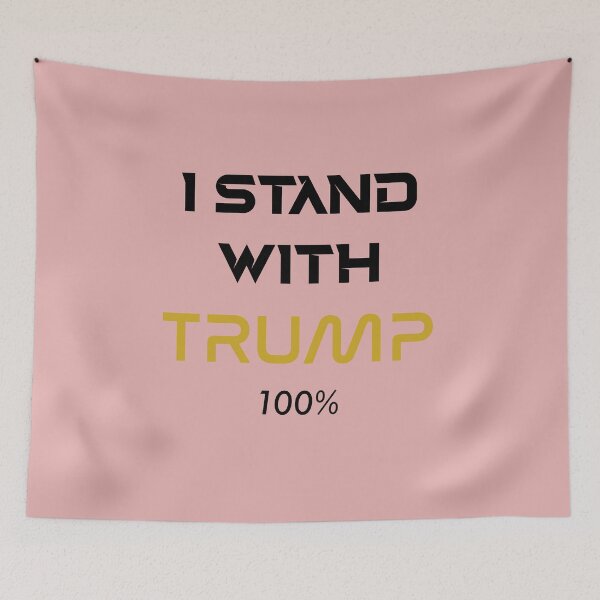 Item preview, I stand with Trump 100% designed and sold by MoroccanCreator.