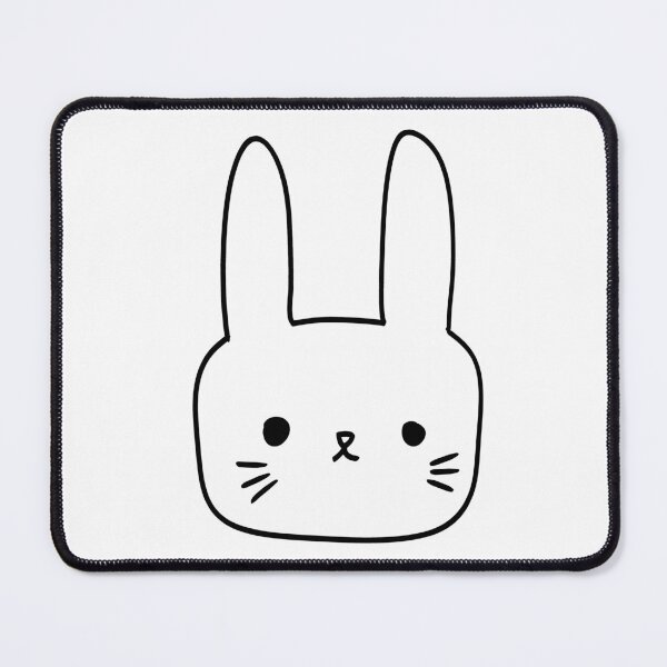 Item preview, Minimalist Rabbit Sketch (black) designed and sold by Cosmic-Capybara.