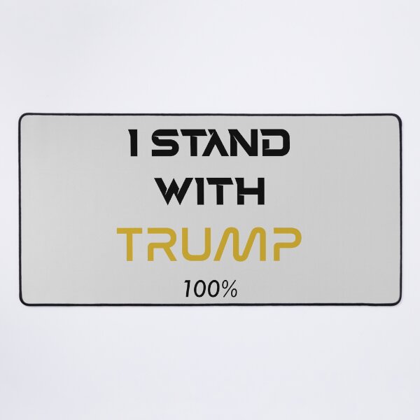 Item preview, I stand with Trump 100% designed and sold by MoroccanCreator.