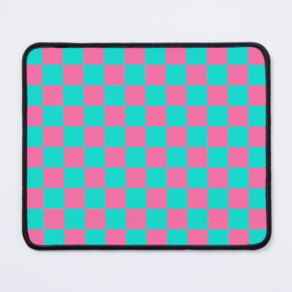 Item preview, Turquoise Pink Checker Pattern designed and sold by PatternTitan.