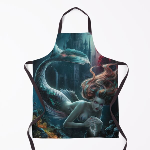 Item preview, Mermaid Holding a Necklace: A Queen in the Making designed and sold by notevidia.