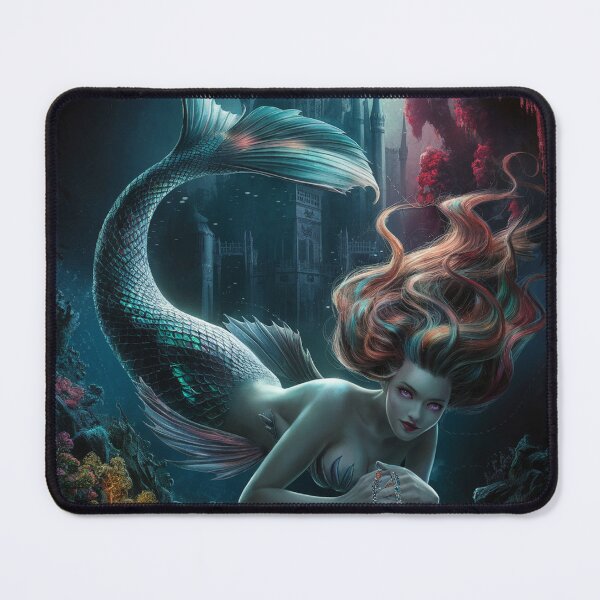 Item preview, Mermaid Holding a Necklace: A Queen in the Making designed and sold by notevidia.