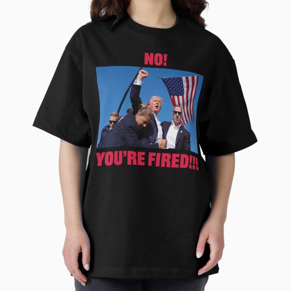 Thoughts and Prayers for Donald Trump Oversized T-Shirt