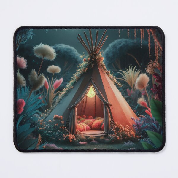 Item preview, Moon Magic: Tipi Among Exotic Plants designed and sold by notevidia.