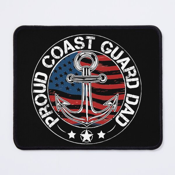 Item preview, Proud Coast guard Dad Usa Emblem Flag  designed and sold by Smix Pixels.