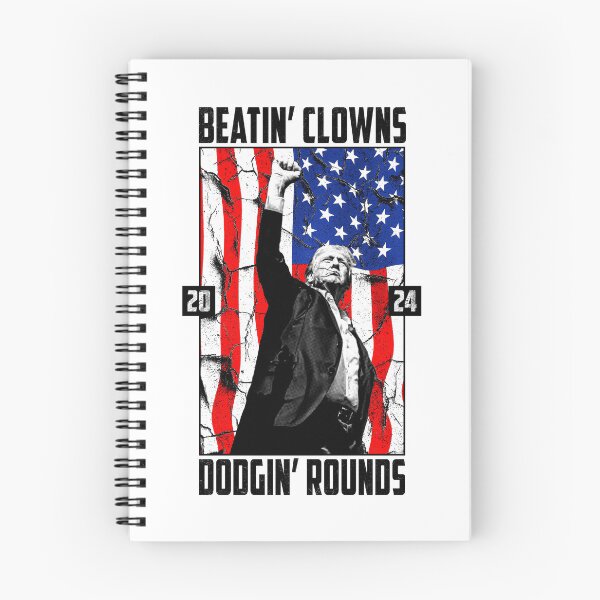 Item preview, Beatin' Clowns Dodgin' Rounds Donald Trump Orange Man designed and sold by Buzzworthy Threads.