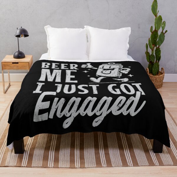 Item preview, Beer Me I Just Got Engaged designed and sold by LazyLoungeCo.